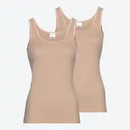 NKD Damen-Unterhemd mit Satintape, 2er-Pack Angebot