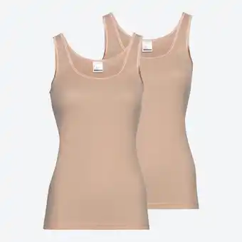 NKD Damen-Unterhemd mit Satintape, 2er-Pack Angebot