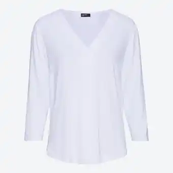 NKD Premium Damen-Blusenshirt mit V-Ausschnitt Angebot