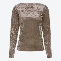 NKD Damen-Langarmshirt aus Samt Angebot