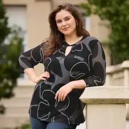 NKD Damen-Langarmshirt mit Stehkragen, große Größen Angebot