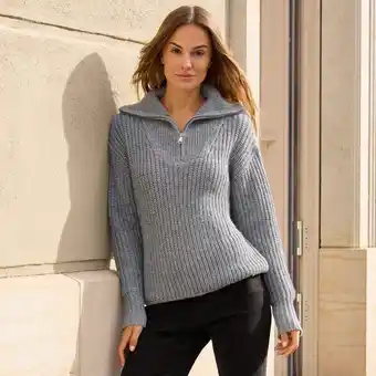 NKD Damen-Strick-Troyer mit Reißverschluss Angebot