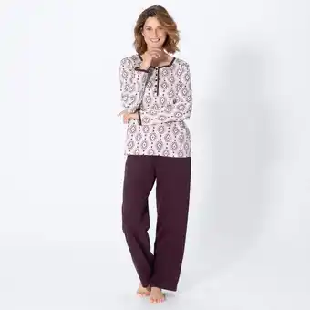 NKD Damen-Schlafanzug mit Rundhalsausschnitt, 2-teilig Angebot