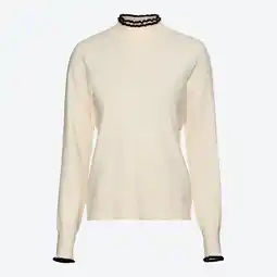 NKD Damen-Feinstrickpullover mit Rüschen am Kragen Angebot