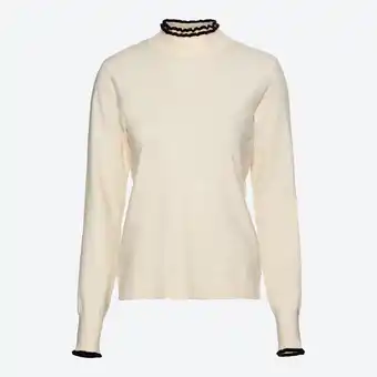 NKD Damen-Feinstrickpullover mit Rüschen am Kragen Angebot