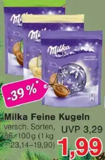 Jawoll Milka Feine Kugeln Angebot