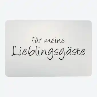 NKD Platzset mit Schriftzug, ca. 44x28,8 cm Angebot