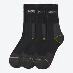 NKD Herren-Arbeitssocken mit verstärkter Ferse, 3er-Pack Angebot