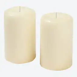 NKD Stumpenkerze, 2er-Pack, ca. 6x10 cm Angebot