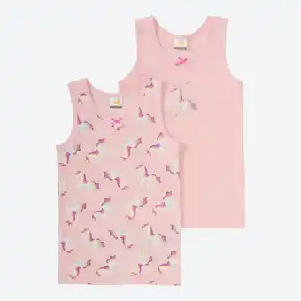 NKD Kinder-Mädchen-Unterhemd, 2er-Pack Angebot