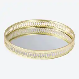 NKD Deko-Tablett mit Spiegelboden, ca. 25x25x3 cm Angebot