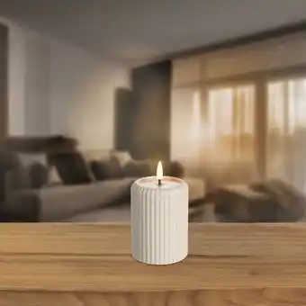 NKD LED-Kunststoffkerze, ca. 7,5x7,5x10 cm Angebot