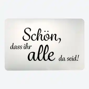 NKD Platzset mit Schriftzug, ca. 44x28,8 cm Angebot