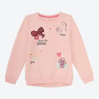 NKD Kinder-Mädchen-Sweatshirt mit Rundhalsausschnitt Angebot