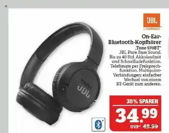 Marktkauf Jbl On-ear-bluetooth-kopfhörer „tune 570bt“ Angebot