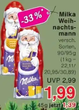 Jawoll Milka Weihnachtsmann Angebot