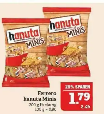 Marktkauf Ferrero Hanuta Minis Angebot