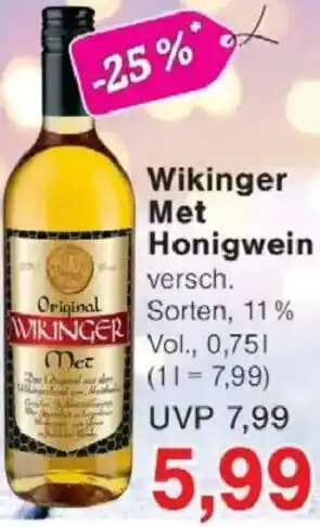 Jawoll Wikinger Met Honigwein Angebot