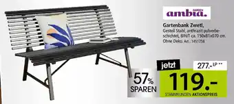 Zurbrüggen GARDEN ambia Gartenbank Zwetl Angebot