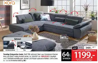 Zurbrüggen xora Trendige Eckgarnitur Avolo Angebot