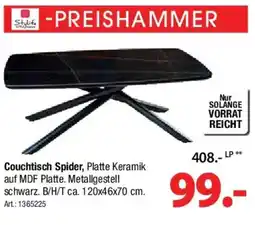 Zurbrüggen Stylife Couchtisch Spider Angebot