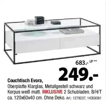 Zurbrüggen Couchtisch Evora Angebot