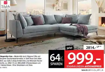 Zurbrüggen Stylife Eckgarnitur Ana Angebot