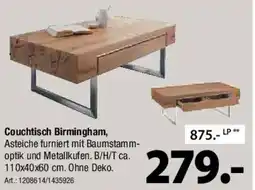 Zurbrüggen Couchtisch Birmingham Angebot