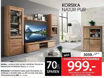 Zurbrüggen Wohnwand Angebot