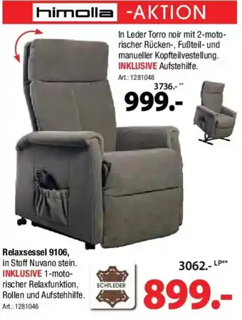 Zurbrüggen himolla Relaxsessel 9106 Angebot