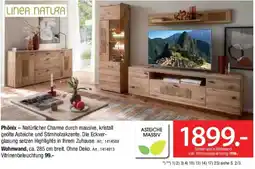 Zurbrüggen LINEA NATURA Wohnwand Angebot