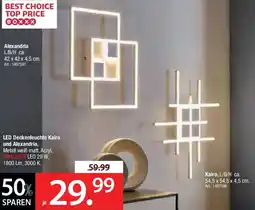 Zurbrüggen LED Deckenleuchte Kairo und Alexandria Angebot