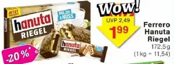 Jawoll Ferrero Hanuta Riegel Angebot