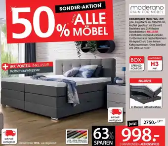 Zurbrüggen Moderano Boxspringbett Plura Plus Angebot