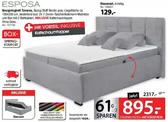 Zurbrüggen ESPOSA Boxspringbett Taverna Angebot
