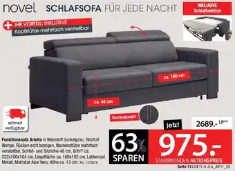 Zurbrüggen Novel Funktionssofa Ariella Angebot