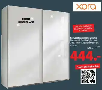 Zurbrüggen Xora Schwebetürenschrank Systema Angebot