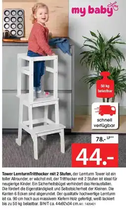 Zurbrüggen My baby Tower Lernturm Tritthocker mit 2 Stufen Angebot