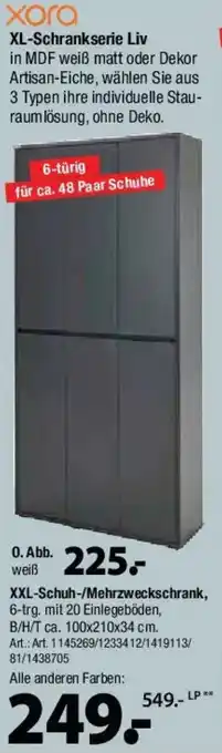 Zurbrüggen Хога XL-Schrankserie Liv Angebot