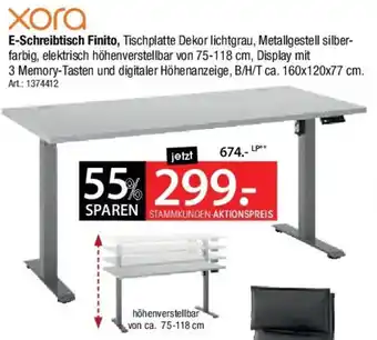 Zurbrüggen Xora E-Schreibtisch Finito Angebot