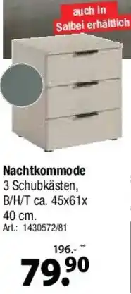 Zurbrüggen Nachtkommode Angebot