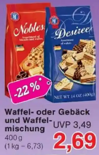 Jawoll Waffel- oder Gebäck und Waffelmischung Angebot