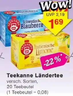 Jawoll Teekanne Ländertee Angebot