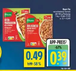 diska Knorr Fix Angebot