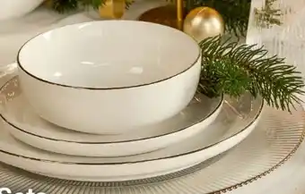 Woolworth Geschirrserie Goldrand Coupe Angebot