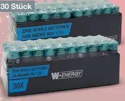 Woolworth W-Energy Zink-Kohle Batterien Angebot
