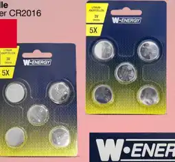 Woolworth W-Energy Lithium-Knopfzellen Angebot