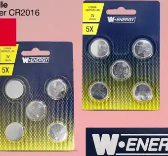 Woolworth W-Energy Lithium-Knopfzellen Angebot