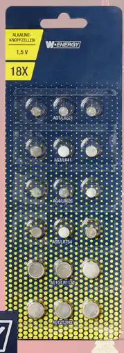 Woolworth W-Energy Alkaline Knopfzellen Angebot