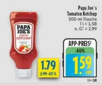 diska Papa Joe's Tomaten Ketchup Angebot